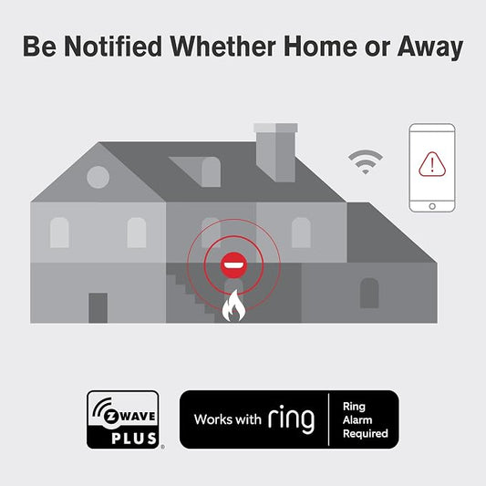 New 2025 First Alert SMCO410 Z-Wave Battery-Powered Smoke Detector & Carbon - Image 2