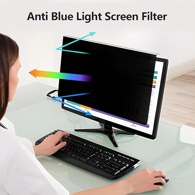 【2 Pack】 27 Inch Privacy Screen Protector - Image 4