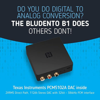 B1 Bluetooth Stereo Receiver, aptx LL, Hi-Fi V5.1 Audio Receiver, TI DAC - Image 6