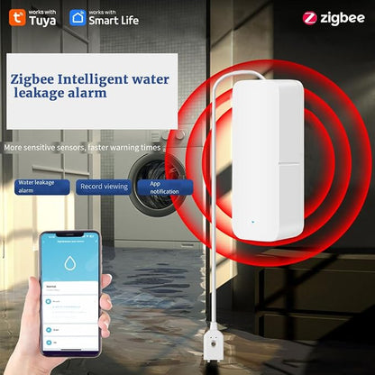 Tuya ZigBee Water Level Sensor Leakage Alarm Flood Leak Detector Smart Home - Image 5
