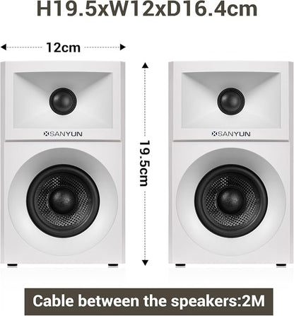SW203 4.0 Computer Speakers - 60W 4-Way DSP Control 3D Immersive Sound - 3" - Image 2