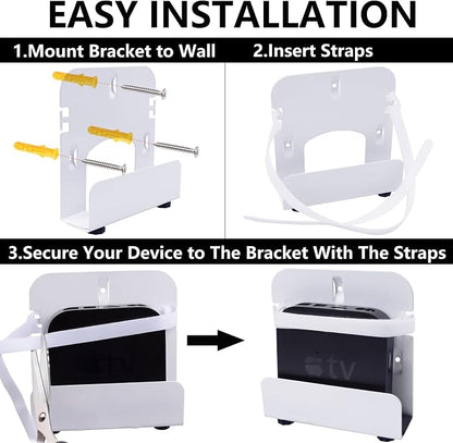 Gmailmall Cable Box Mount Modem Adjustable Wall Mount - Image 4