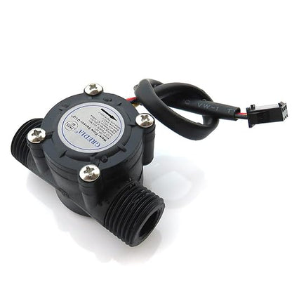 1/2" Water Flow Sensor Food-Grade Switch Hall Effect Flowmeter Fluid Meter - Image 2