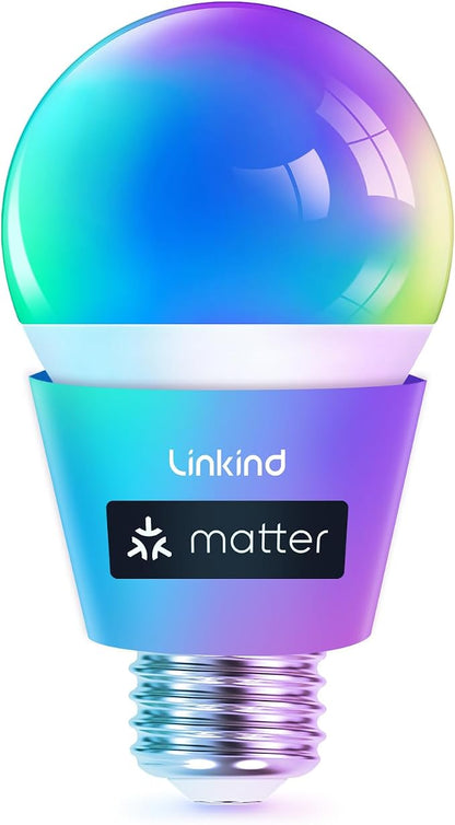 Linkind Matter Smart Light Bulb, Smart Bulbs Work by Linkind