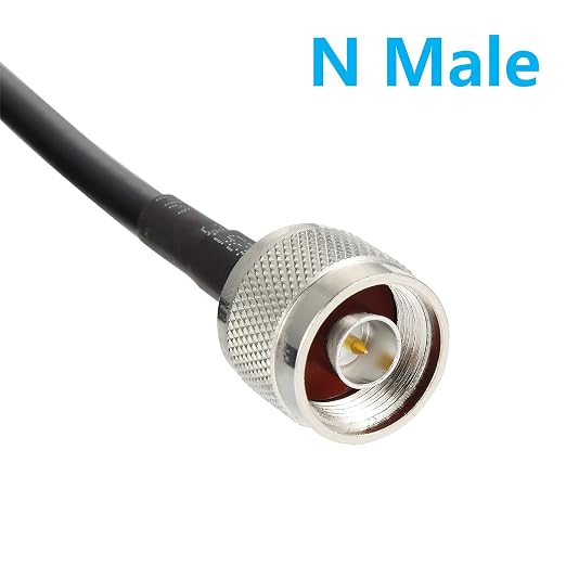 25ft N Male to SMA Male Cable, SMA to N Cable 50 ohm Ultra Low Loss KMR240 - Image 3