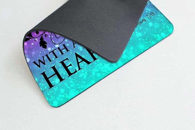 Inspirational Quote，Grateful Heart Mouse pad Customized Mousepad Non-Slip - Image 3