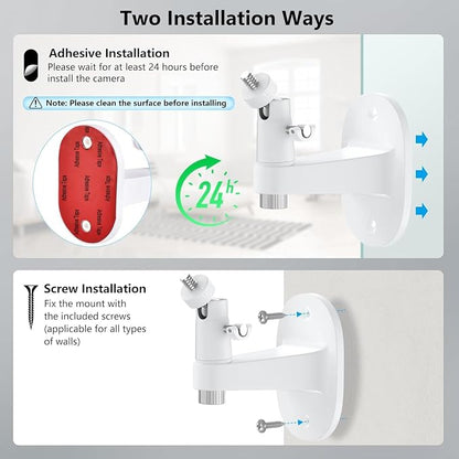 2Pack Ring Camera Wall Mount for Ring Stick Up Cam & Ring Outdoor Cam Plus - Image 5