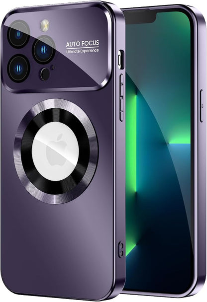 Magnetic for iPhone 13 Pro Case, Built-in Camera Lens Protector, Compatible by MAKAVO