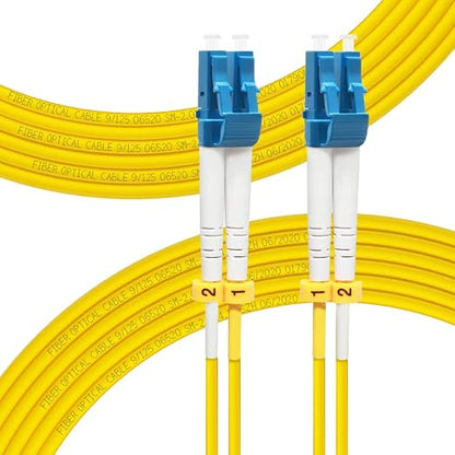 FLYPROFiber- 20M OS2 LC to LC Fiber Patch Cable, Length Options: 0.2m-200m by FLYPROFiber