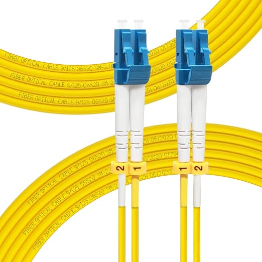 FLYPROFiber- OS2 LC to LC Fiber Patch Cable | Length Options: 0.2m-300m by FLYPROFiber