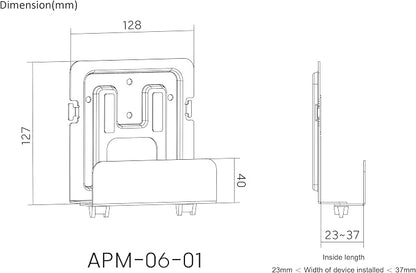 Mount Plus MP-APM-06-01 Streaming Media Player Wall Mounting Bracket - Image 6