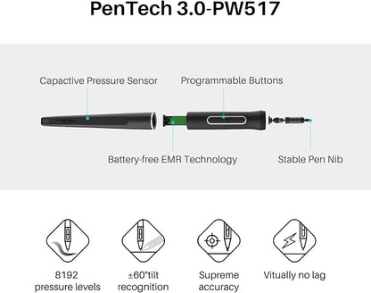 HUION Kamvas 22 Plus QLED Drawing Tablet - Image 3