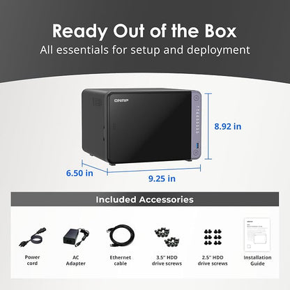 QNAP TS-632X-4G-US 6 Bay 10GbE Desktop NAS - Image 7