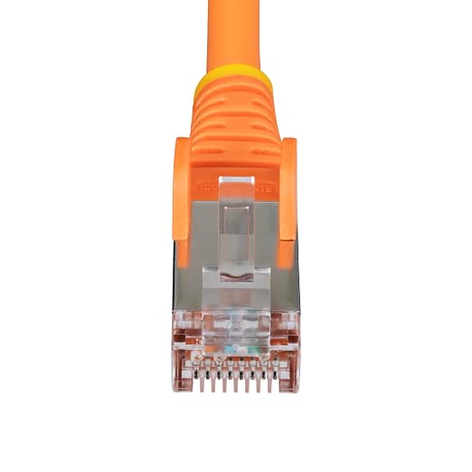 StarTech.com 1ft Orange CAT6a Ethernet Cable, Snagless RJ45, 100W PoE++ - Image 4