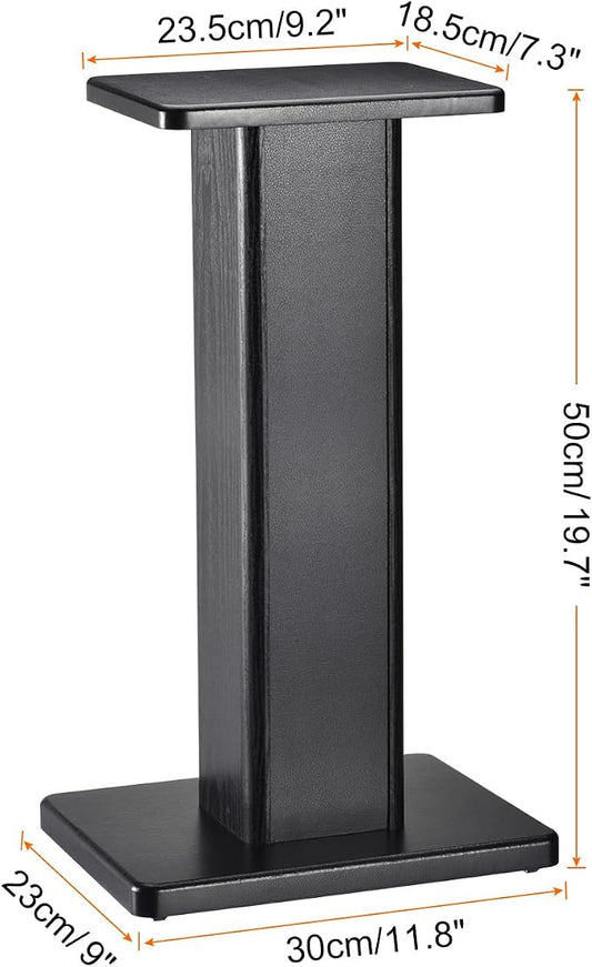 MECCANIXITY Wood Speaker Stands, 2 Pack 19.7 Inch Universal Speaker Stand - Image 2