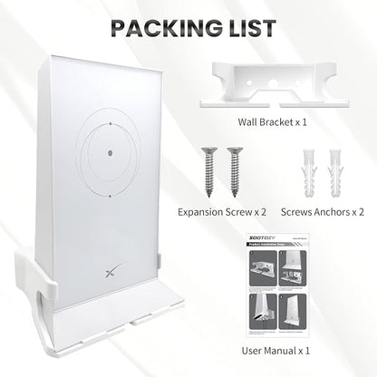 Sootozy Wall Mount for Starlink, Router Wall Mount for Starlink Internet Kit - Image 6