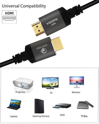 20 ft HDMI Cable 4K, High Speed Long HDMI Cables Support 4K 60Hz 2K 1080p 3D ARC - Image 6