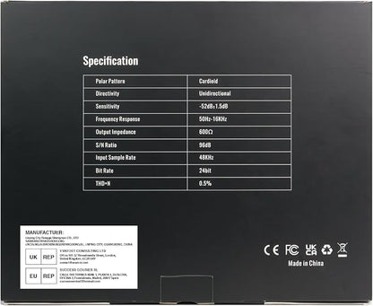 4-Channel Wireless Microphone System, UHF Compact Cordless Mic Set w/ 4x10 - Image 11