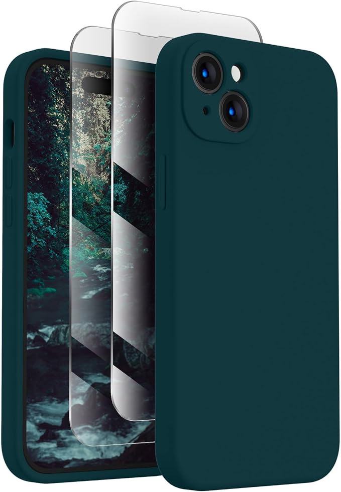 FireNova Designed for iPhone 15 Plus Case, Silicone Case with, Soft by FireNova