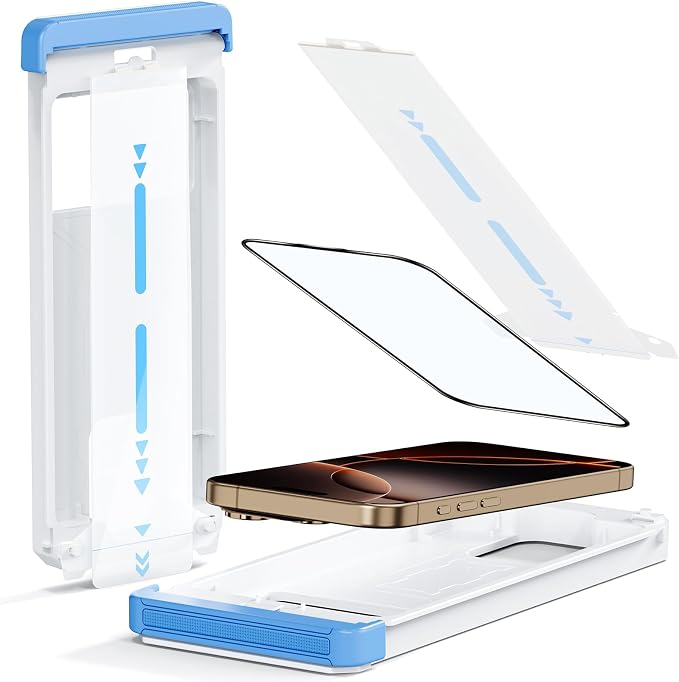 Screen Protector for iPhone 15Plus/16Plus/14Pro Max Military Grade Tempered by DDDDECADE