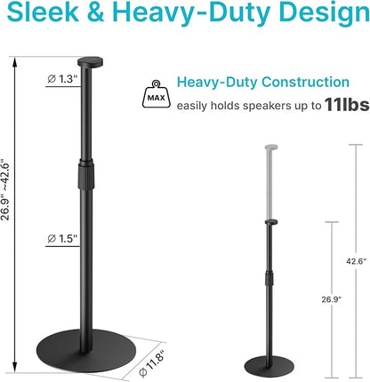 Speaker Stand Compatible with SONOS Era 300 and Era 100, Height Adjustable up - Image 6