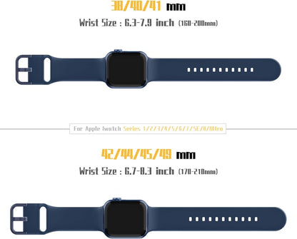 Sport Band Compatible with Apple Watch Bands 49mm 46mm 45mm 44mm 42mm 41mm 40mm - Image 7