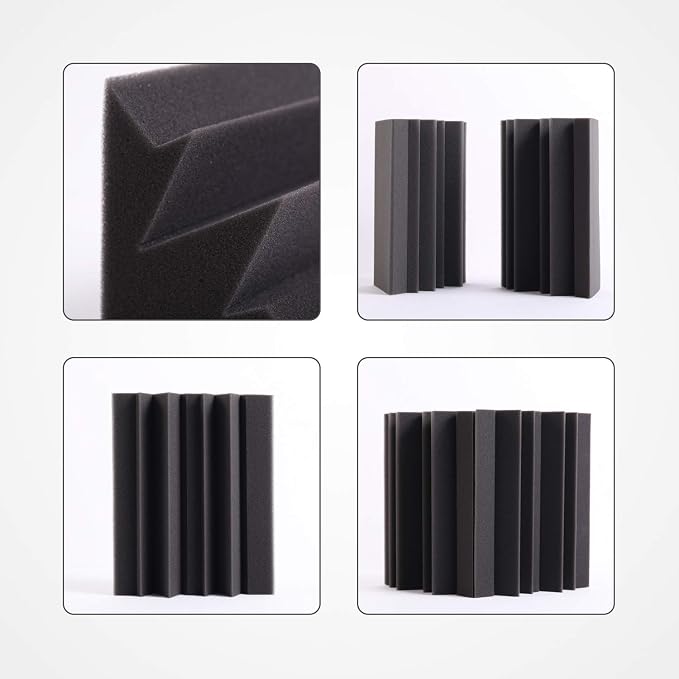 8 Pack - Bass Traps Acoustic Foam Corner, High Density and Fire-Proof Bass - Image 7