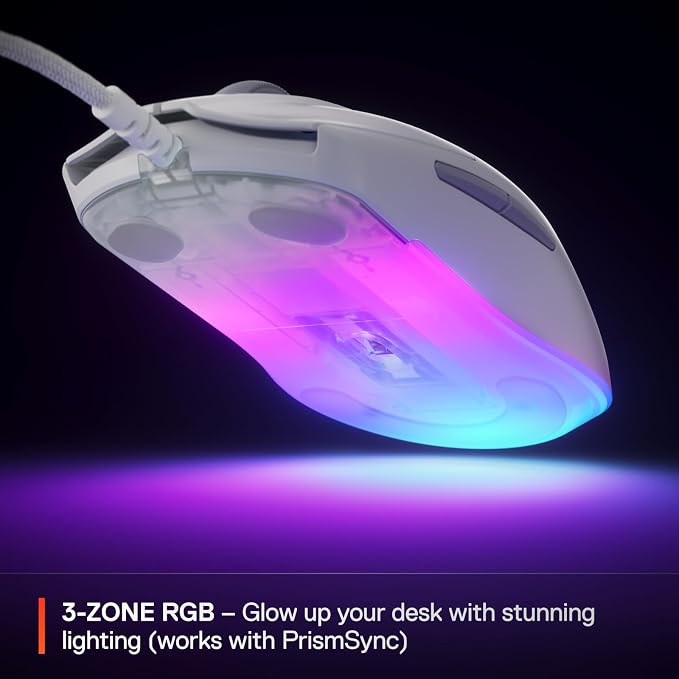 SteelSeries Rival 3 Gen 2 Gaming Mouse — 8500 DPI TrueMove Core Optical Sensor - Image 6