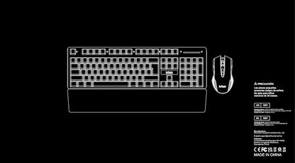 RedThunder K10 Wired Gaming Keyboard and Mouse and Wrist Rest Combo, RGB Backlit - Image 9