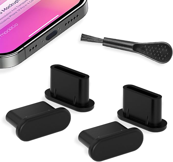 USB C Dust Plugs -Anti Dust Plug Cover Charging Silicone Port Covers by Unknown
