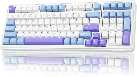AULA F99 Wireless Mechanical Keyboard, Tri-Mode BT5.0/2.4GHz/USB-C Hot by AULA