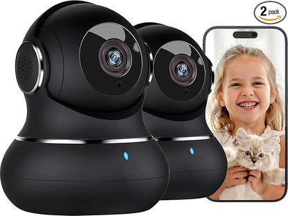 litokam 2K Indoor Camera, 360 Pan/Tilt Home Security Cameras by litokam