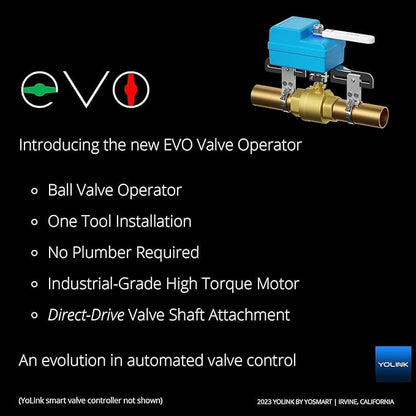 YoLink DIY Automatic Water Leak Detection & Shut-Off Starter Kit, Valve Operator - Image 6