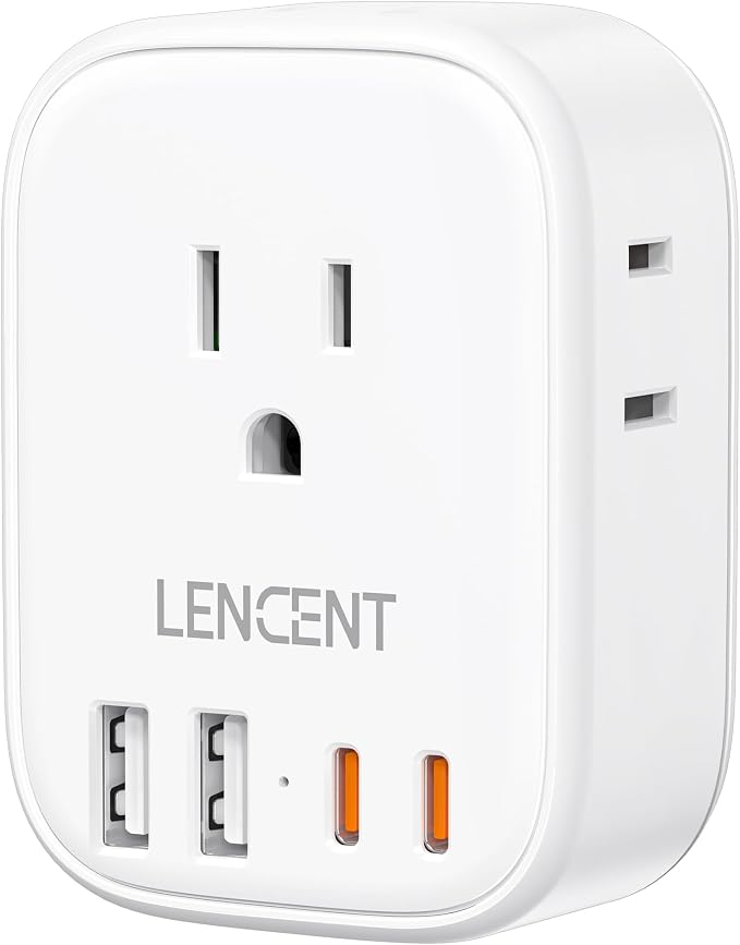 LENCENT Multi Plug Outlet Extender by LENCENT
