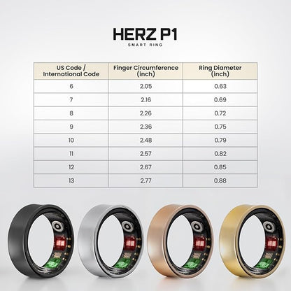 Herz P1 Smart Ring for Women & Men - Image 2