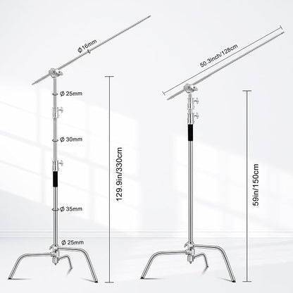 Heavy Duty C Stand 10.8ft/330cm - Image 4