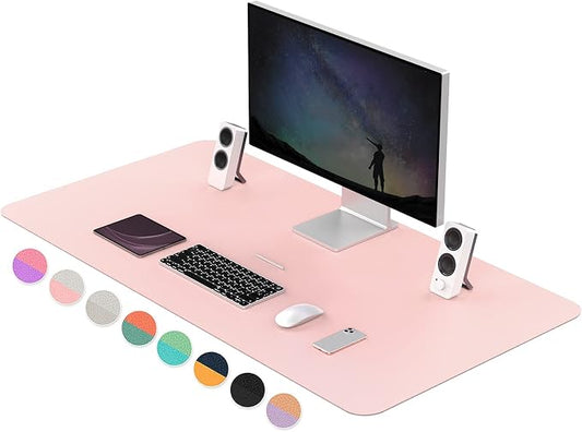 Dual-Sided Multifunctional Desk Pad, Waterproof Desk Blotter Protector by YSAGi