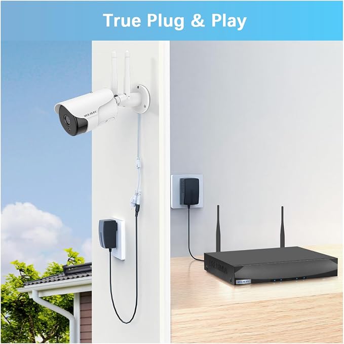 【2-Way Audio & Super Night Vision】 Outdoor Wireless Security Camera System - Image 6