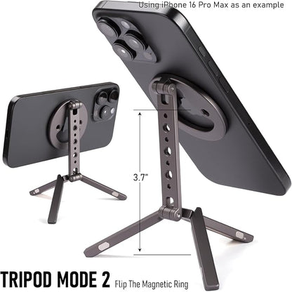 Magnetic Tripod for iPhone 12/13/14/15/16 & MagSafe Cases | Handy Phone Stand | - Image 4