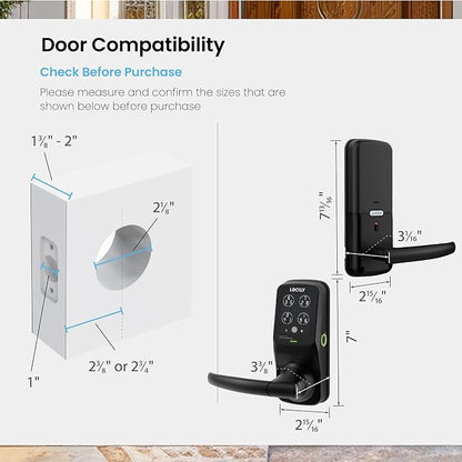 Lockly Secure Plus Bluetooth Smart Door Lock, Keyless Entry - Image 8