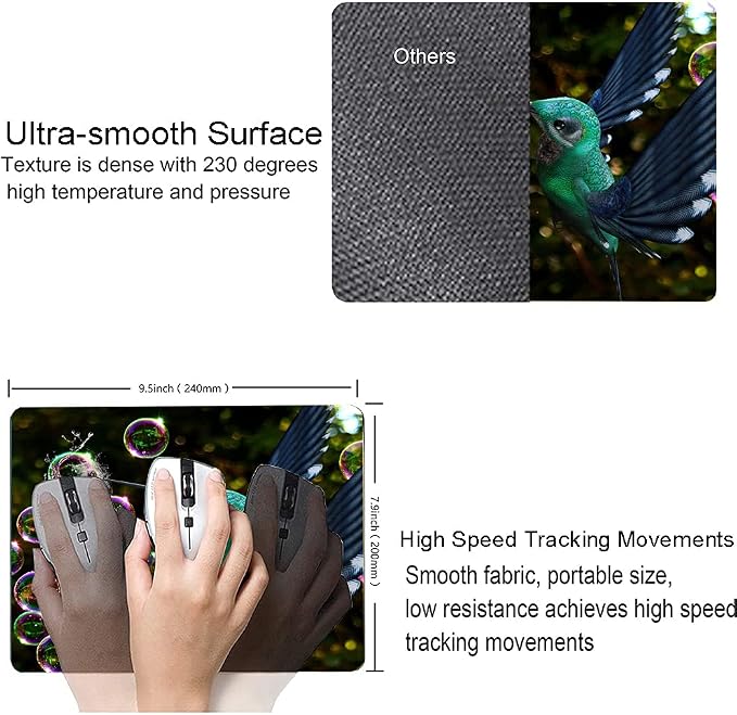 Hokafenle Hummingbird Mouse Mat - Image 3