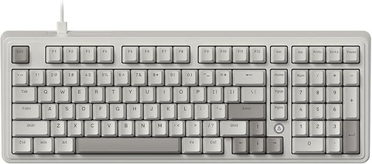 FIRSTBLOOD ONLY GAME. AK980 Wired Mechanical Keyboard, 101Keys Full Layout by FIRSTBLOODONLYGAME