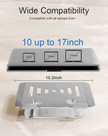Laptop Stand for Desk Adjustable Computer Stand Foldable Laptop Riser Notebook - Image 6