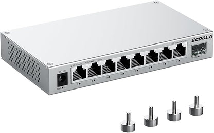 SODOLA 8-Port 2.5Gb Switch Unmanaged, 8 x 2.5GBASE-T Ports, 1X10G SFP+ by SODOLAPoENETWORKS