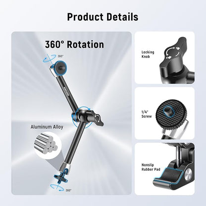 NEEWER 9.8"/25cm Magic Arm - Image 3