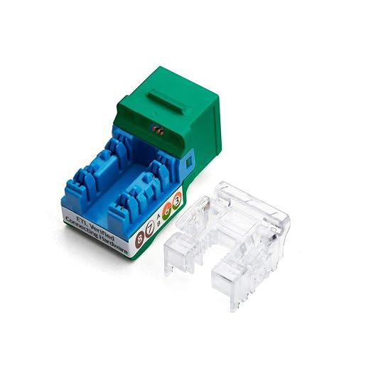 trueCABLE Cat5e Keystone Jack, Unshielded, 90 Degree Punch-Down, PoE++ 100W - Image 2
