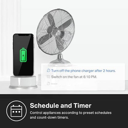 Kasa Smart Plug, Matter Compatible, Energy Monitoring, Compact Design, - Image 6