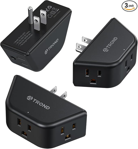 TROND Multi Plug Outlet 3 Pack by TRONDOfficial