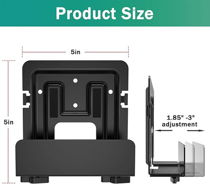 Cable Box Mount, Modem Mount, Adjustable Wall Mount - Image 2