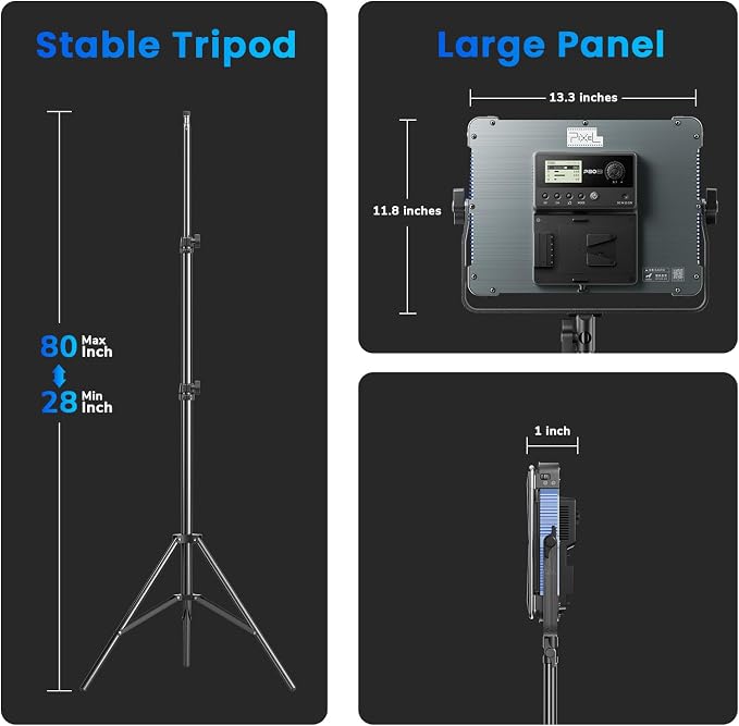 P80 LED Video Lighting Kit - Image 7